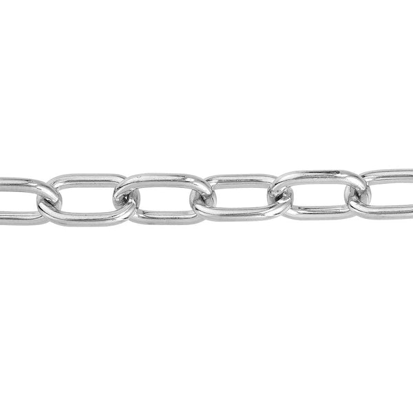 8.9mm Round Paper Clip Bracelet