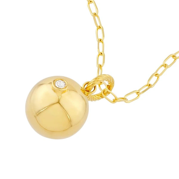 Diamond Circle Bead Charm