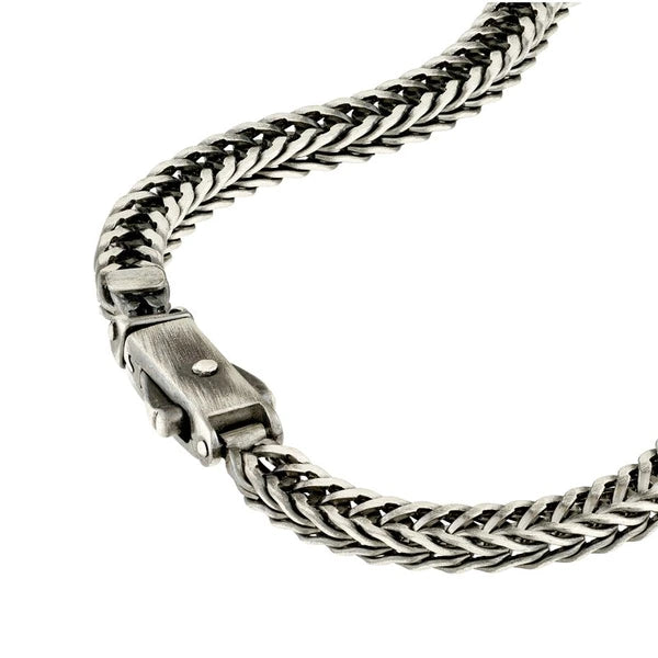 Sterling Silver 4.40mm Foxtail Chain Bracelet