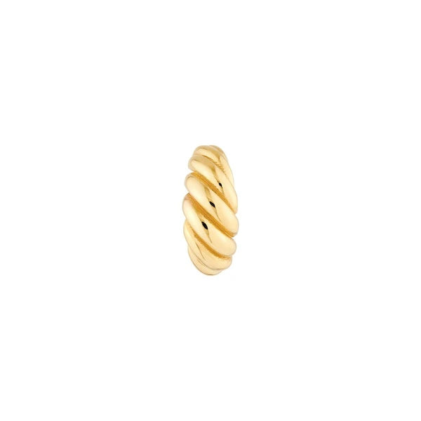 Shrimp Open Hoop Earrings