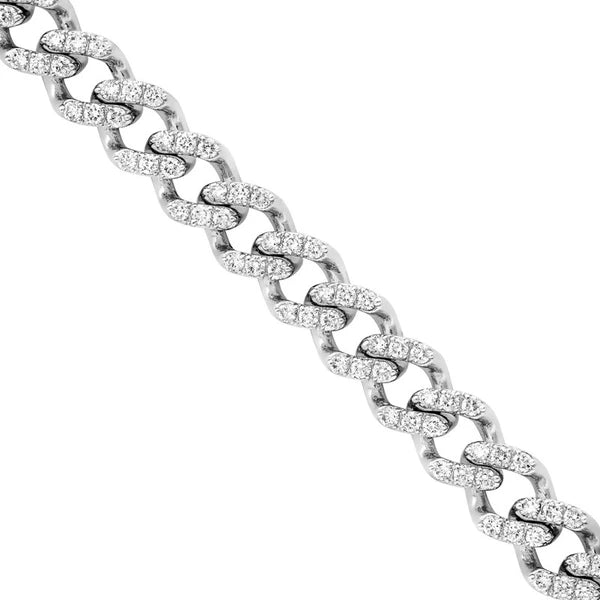 Diamond Curb Link Bracelet (1-7/8tcw)