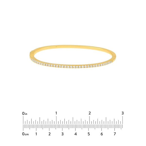 Diamond Half Bangle Bracelet (7/8tcw)