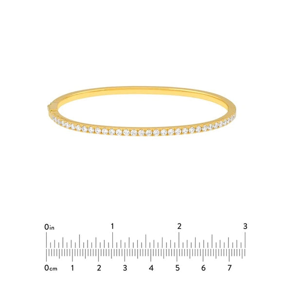 Diamond Half Bangle Bracelet (1-3/8tcw)