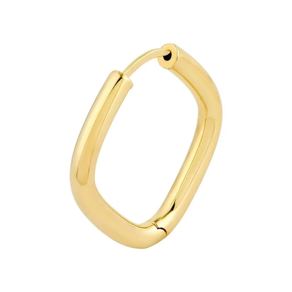 3x15mm Square Hoop Earrings