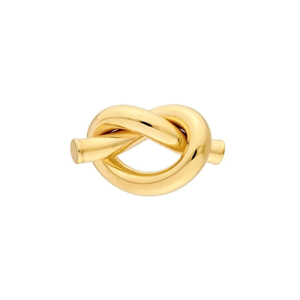 2mm Tube Love Knot Earrings