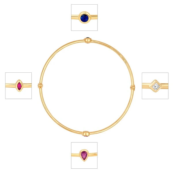 Melodie Bangle (Whimsical Gem)