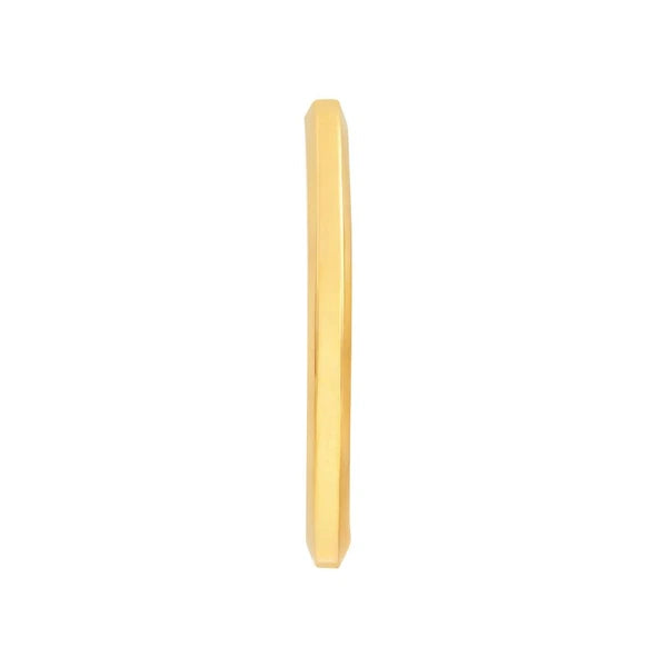 25mm Trapazoid Flex Round Hoop Earrings