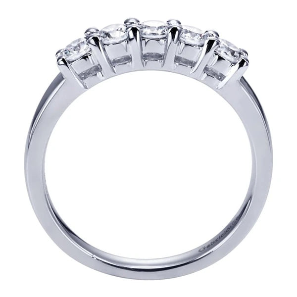 14K White Gold Matching Wedding Band