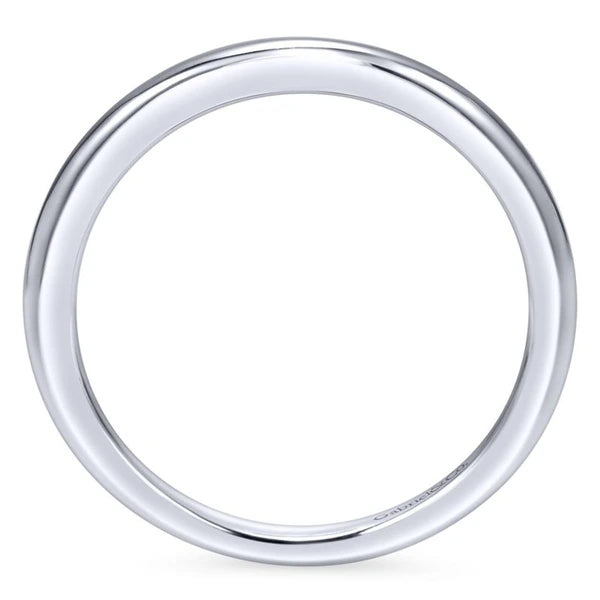 14K White Gold Matching Wedding Band