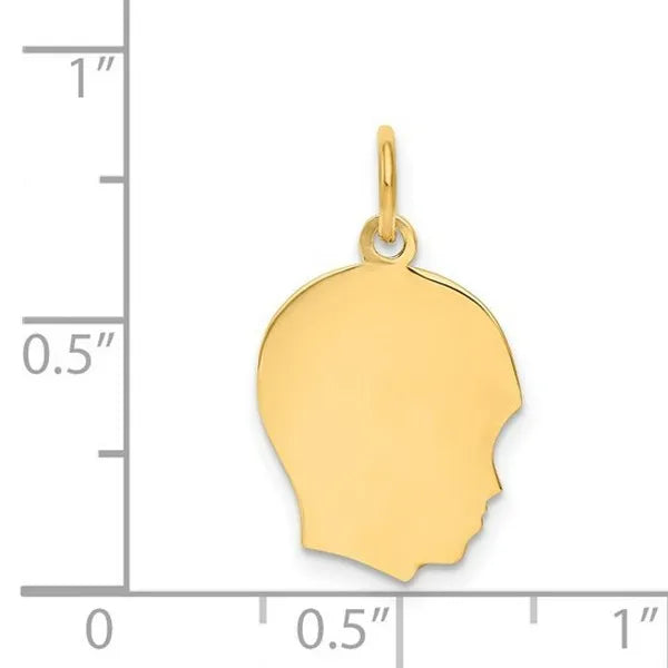 Right-Facing Boy Charms