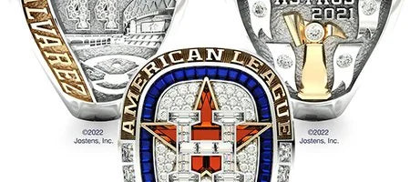 Orange and Blue Sapphires, White Diamonds Tell Story of Astros’ AL Championship