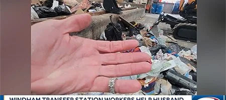 Bridal Jewelry Picked From 20 Tons of Trash With Help of Surveillance Video