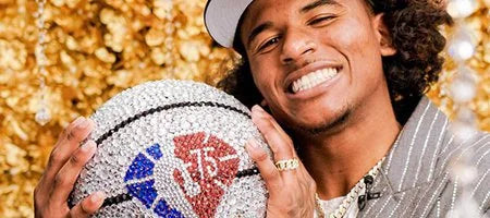 Bedazzled Basketball Becomes Unofficial Mascot of NBA’s Diamond Anniversary