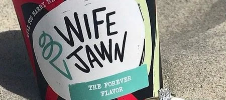 Philly Premium Ice Cream Brand Creates ‘Wife Jawn’ Pint for Surprise Proposal