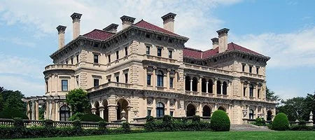 Vanderbilt Family’s Summer Home Featured Platinum-Leaf Wall Decorations