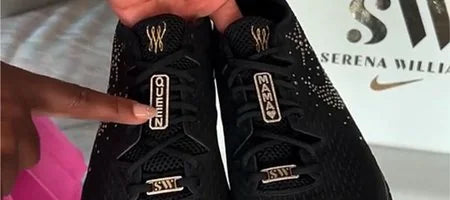 400 Diamonds Adorn Serena Williams’ Nike Shoes in US Open Swan Song