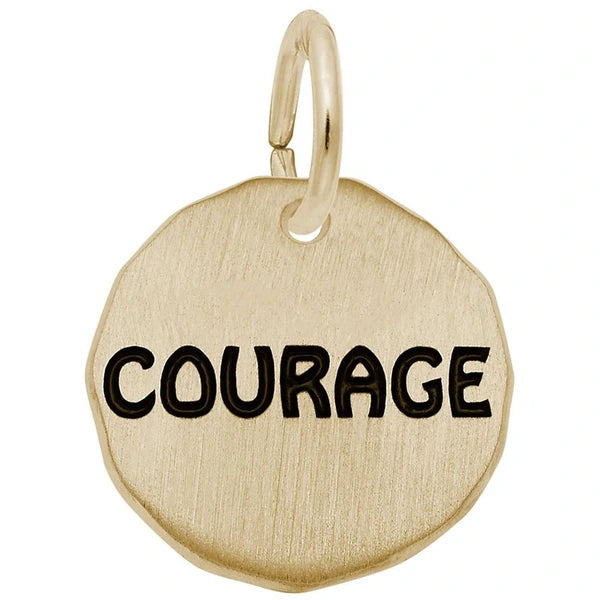 COURAGE CHARM TAG