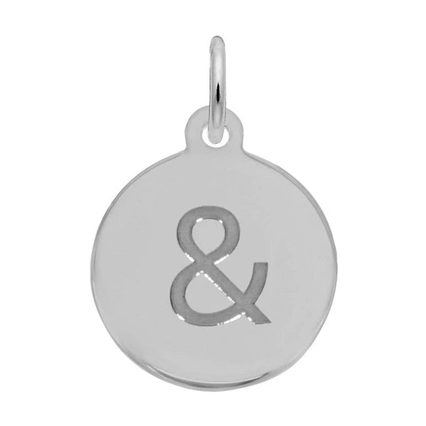 Petite Initial Disc - Ampersand Symbol
