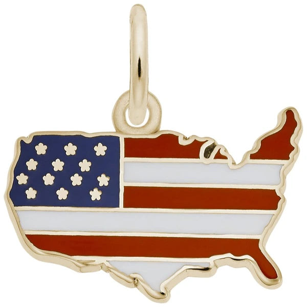 USA MAP COLORED