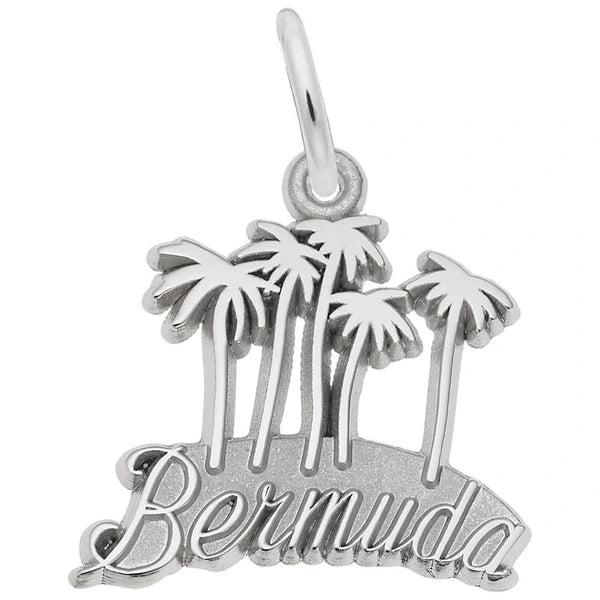 BERMUDA MAP W/PALMS