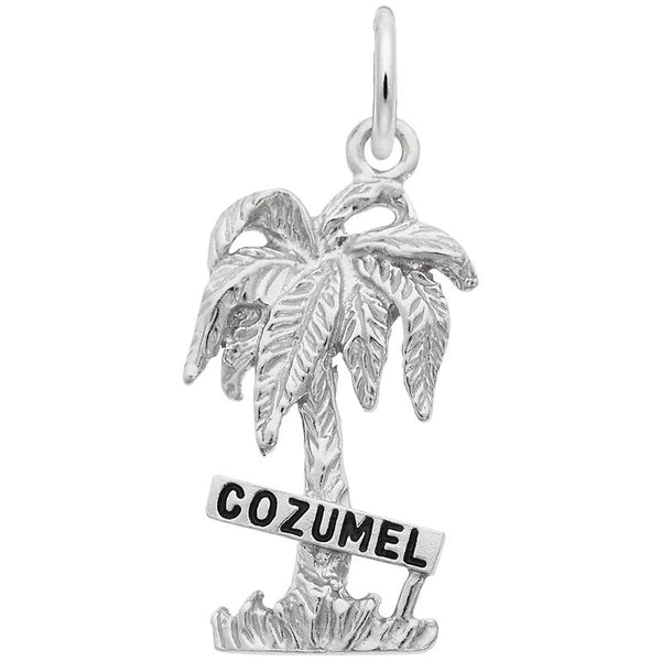 COZUMEL PALM W/SIGN W/BL.PAINT