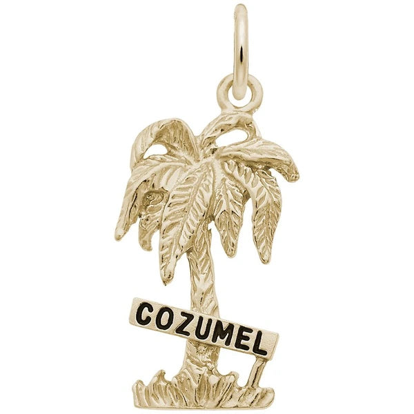 COZUMEL PALM W/SIGN W/BL.PAINT