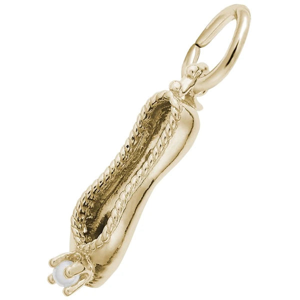 BALLET SLIPPER W/PEARL