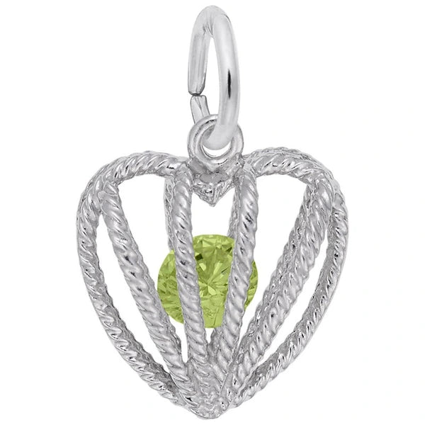 08 HEART BIRTHSTONE AUG
