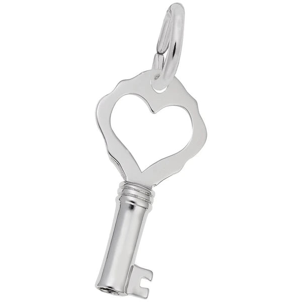 KEY W/HEART PLAIN