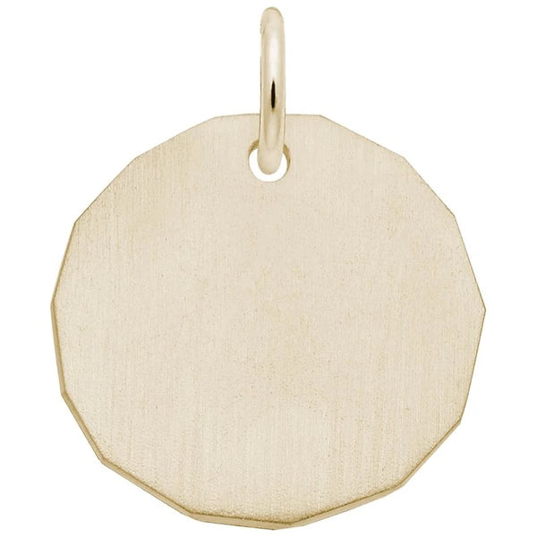 PLAIN CHARM TAG