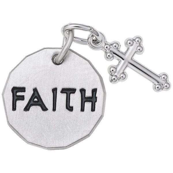 FAITH TAG W/CROSS