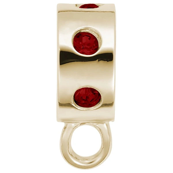 CHARMDROP RED STONES