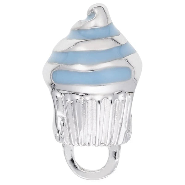 CUPCAKE CHARMDROP - BLUE