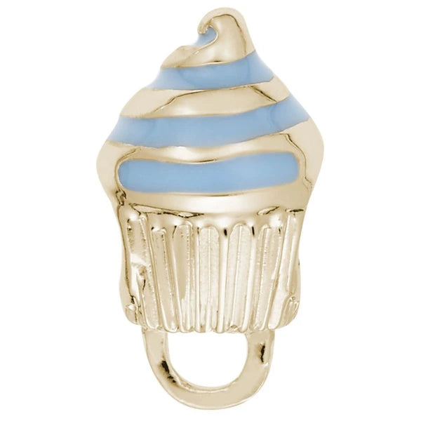CUPCAKE CHARMDROP - BLUE
