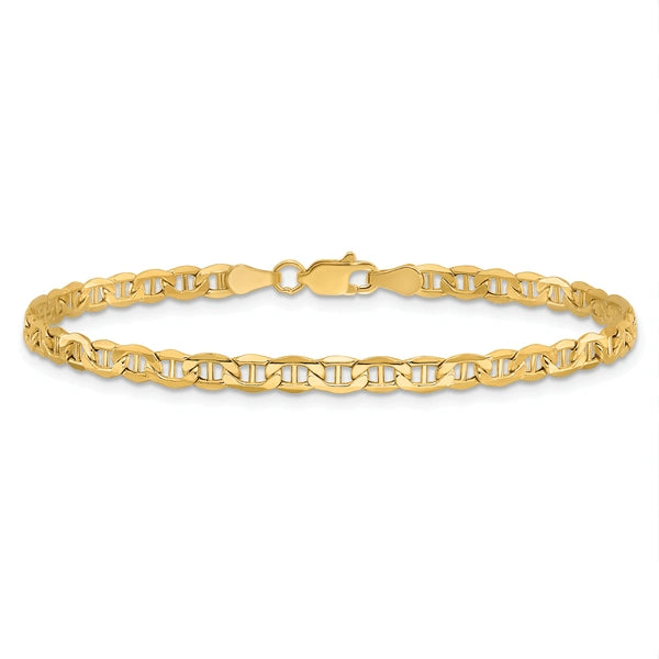 Gold (10K & 14K) Semi-Solid Anchor Chain