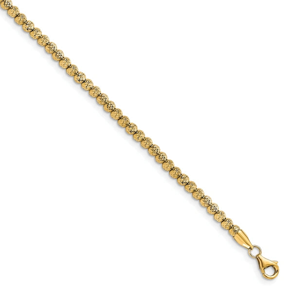 Leslie's Gold Beaded Link Bracelets