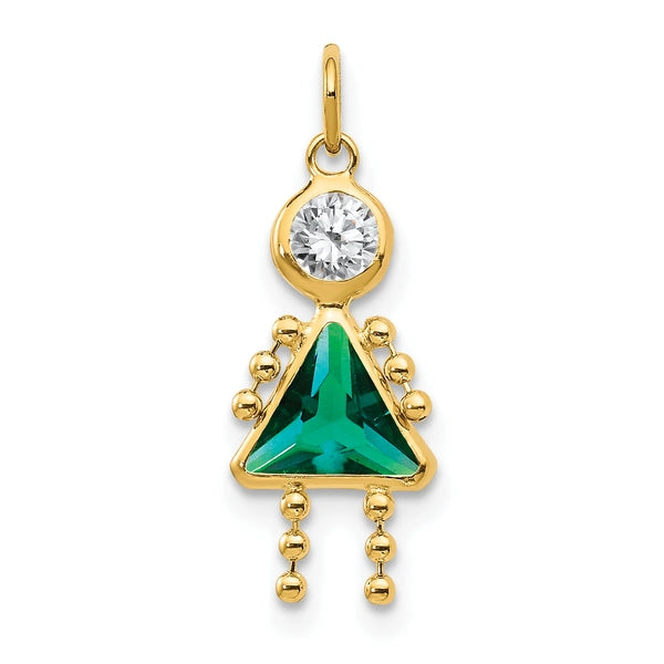 Birthstone Girl Charms
