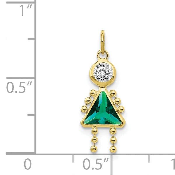 Birthstone Girl Charms