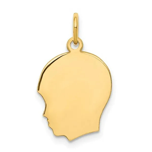 Right-Facing Boy Charms