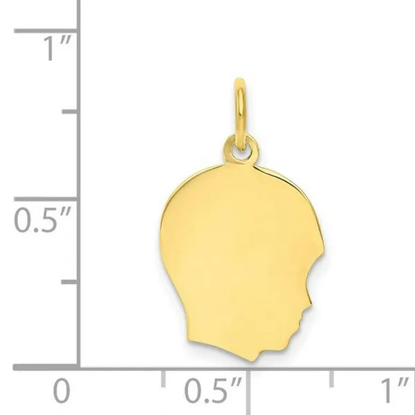 Right-Facing Boy Charms