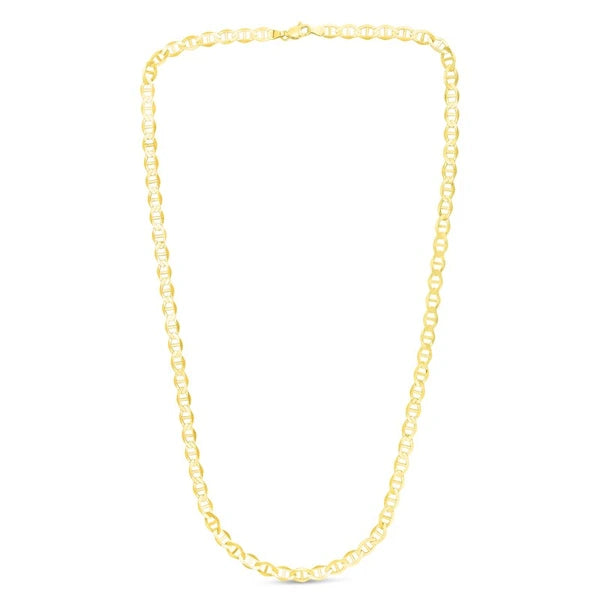 10K Gold 5.5mm Mariner Chain