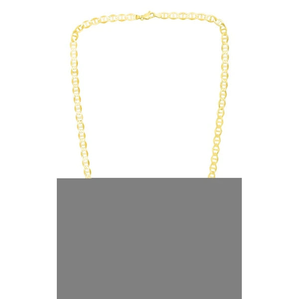 10K Gold 5.5mm Mariner Chain