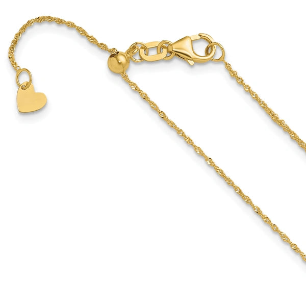 Leslie's Gold Singapore Adjustable Chain