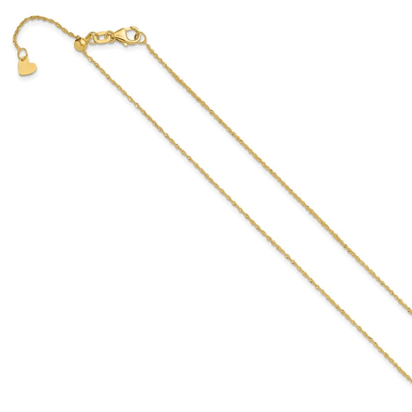 Leslie's Gold Singapore Adjustable Chain