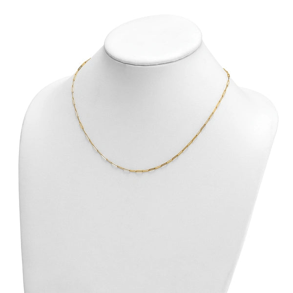 Herco Gold Solid Paperclip Chain