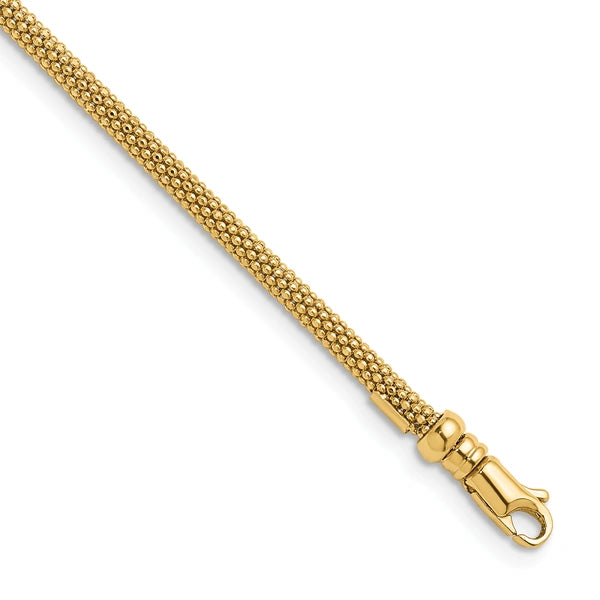 HERCO Gold Popcorn Chain Necklaces