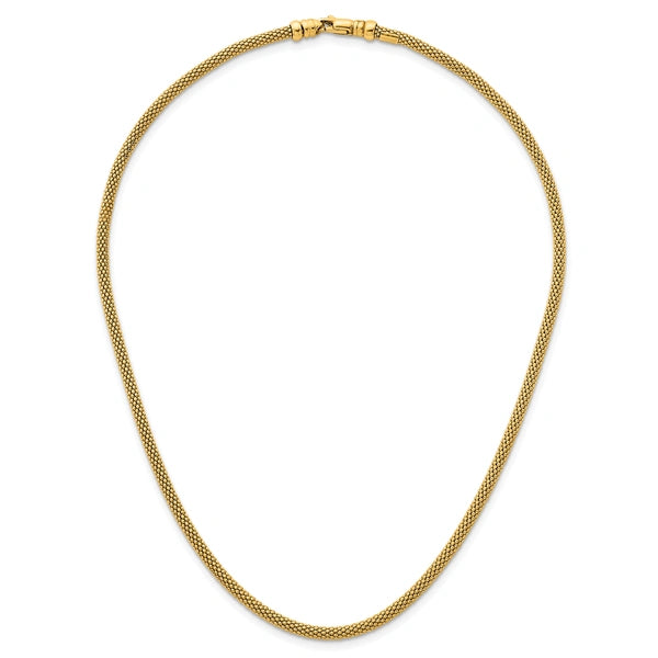 HERCO Gold Popcorn Chain Necklaces
