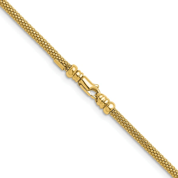 HERCO Gold Popcorn Chain Necklaces