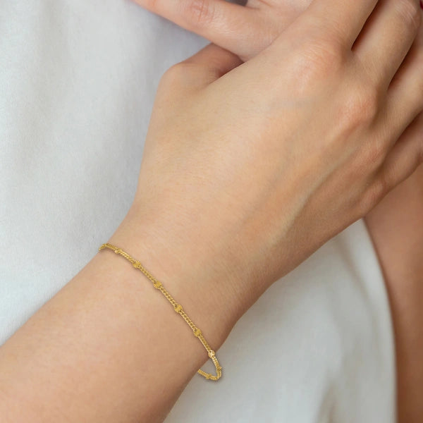 Herco Gold Diamond-Cut Fancy Link Chain