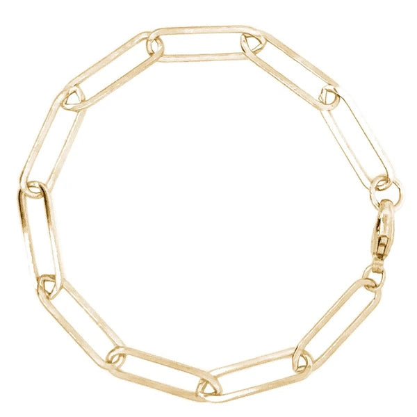 PAPERCLIP BRACELET - 8 in
